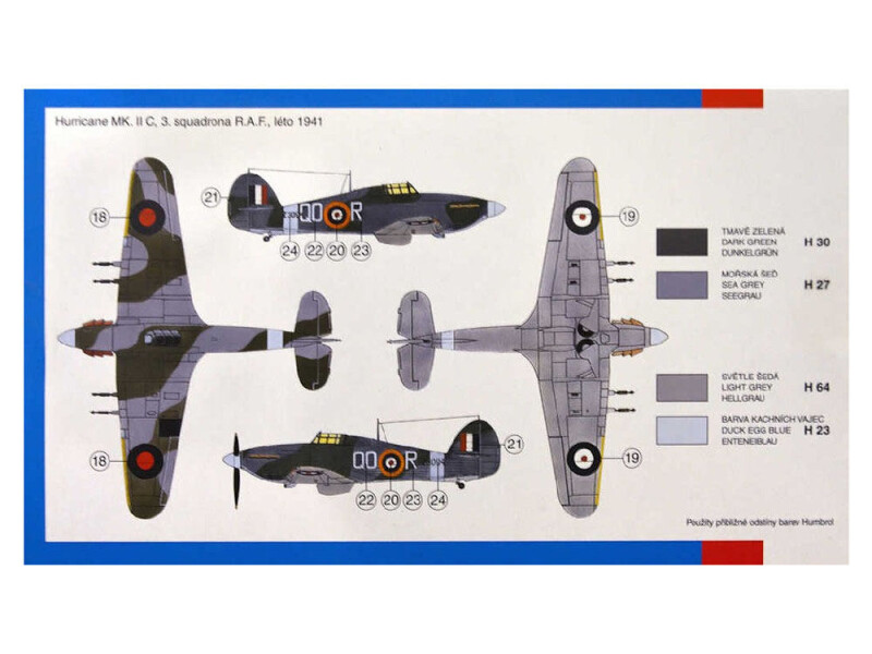Směr Hawker Hurricane Mk.IIc 1:72